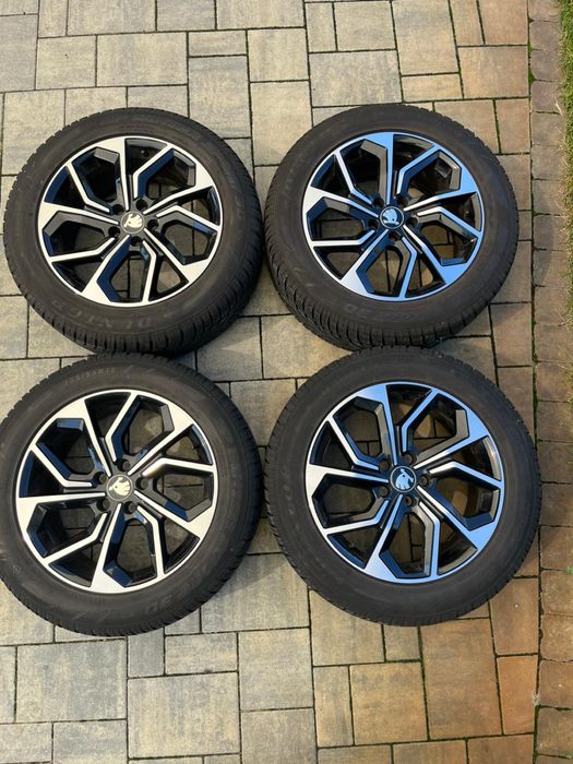 Jante Skoda Kodiaq,Karoq originale cu anvelope 235.55.18R M+S Dunlop