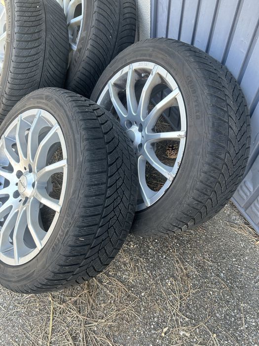 Jante Mercedes E class cu cauciucuri de iarna