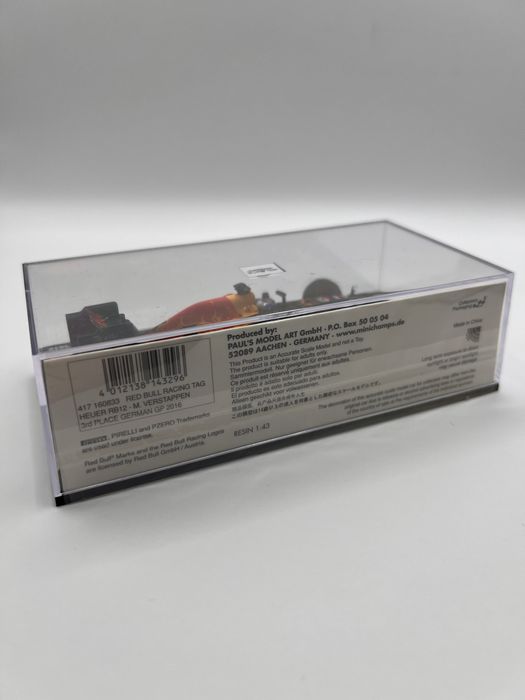 Macheta Red Bull Racing TAG Heuer RB12, M. Verstappen, Minichamps 1:43