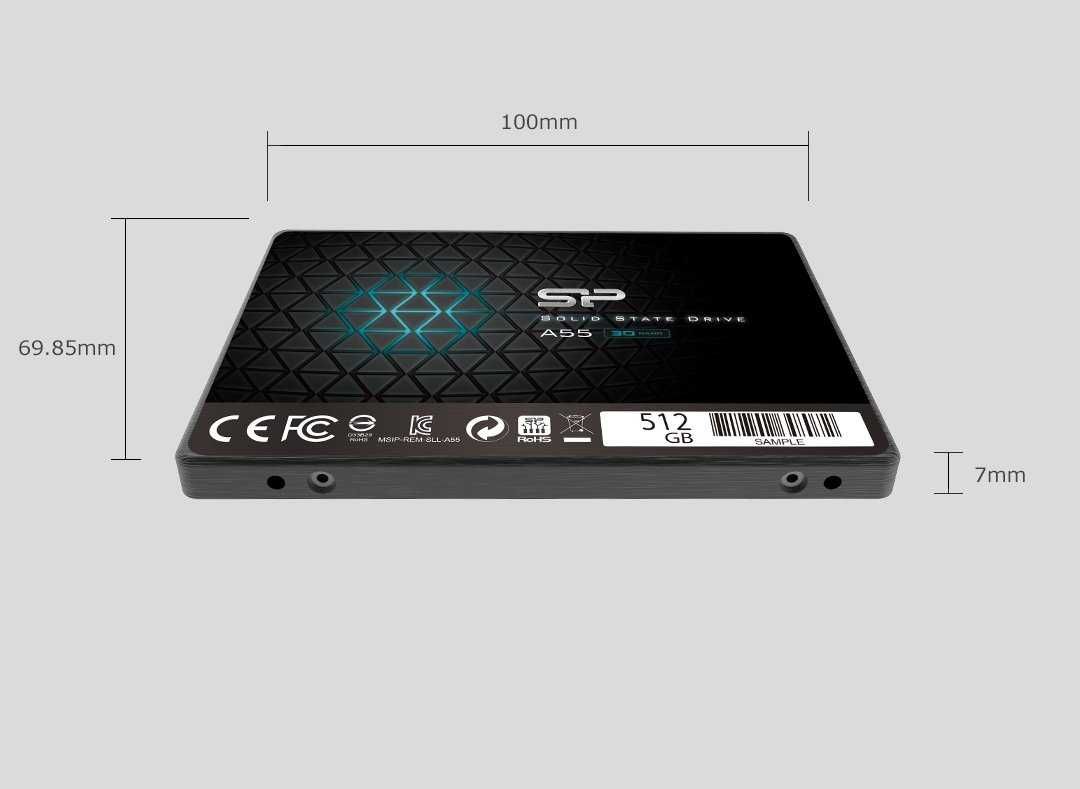 АКЦИЯ 1TB SSD 2.5 SATA3 6Gb/s, Silicon Power за лаптоп или компютър