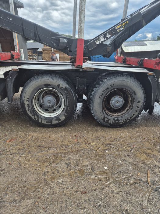 Volvo fh500 transport forestier lemn bustean macara