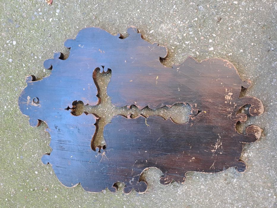 basorelief sculptura lemn cruce veche 61/42 cm cadou