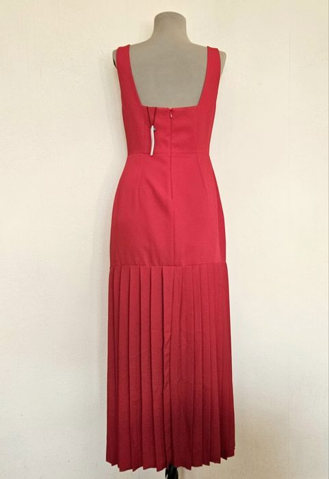 Karen Millen нова миди червена рокля UK10 ЕU38 S/M