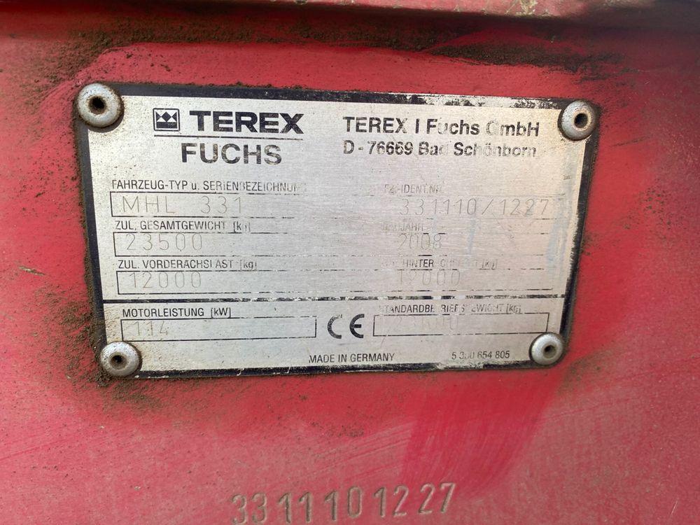 Продам Fuchs 331 грейфер,генератор