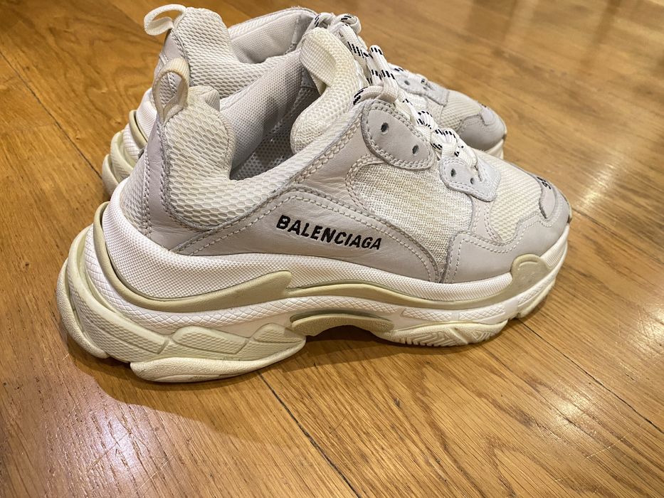 Balenciaga Triple S черни и бели
