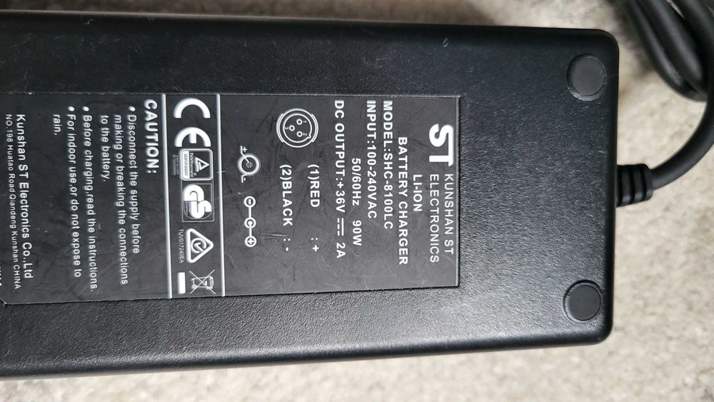 ST Incarcator Bicicleta 36V-2A fuctional