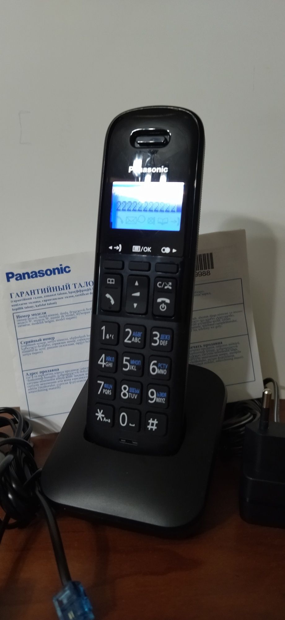 Радио новый телефон Panasonic