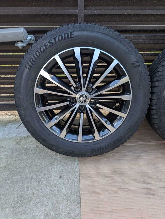 Jante roti iarna ORIGINALE Skoda Kodiaq 5x112 Trinity 235 55 18