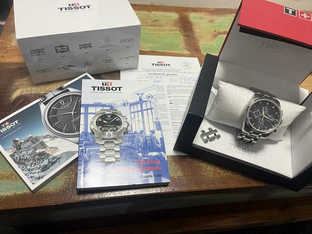 Ceas automatic Tissot T-Classic Couturier Cronograf T035.627.11.051.00