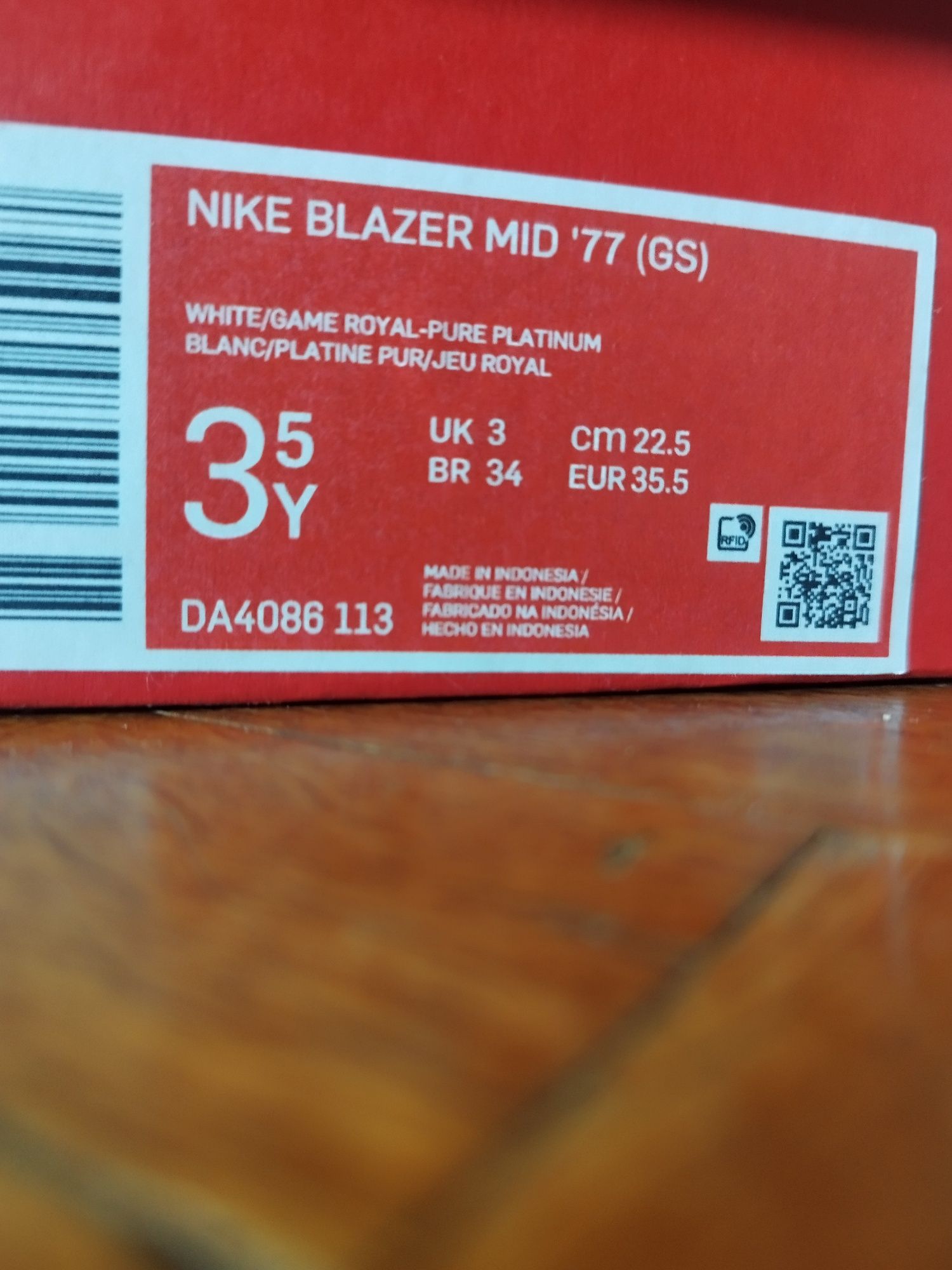 Nike Blazer Mid 35.5