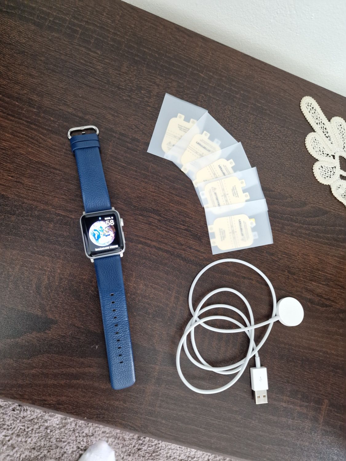 Apple watch seria 3 42mm culoare Argint