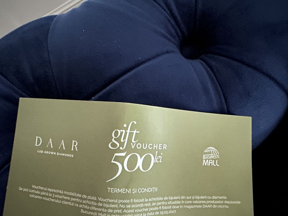 Voucher bijuterii aur Teilor Daar