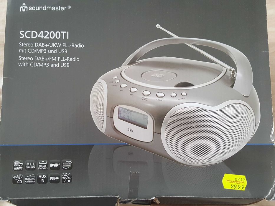 Radio CD Player Soundmaster SCD 420TI