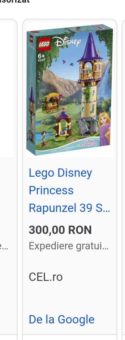 Oferta Lego Turnul lui Rapunzel