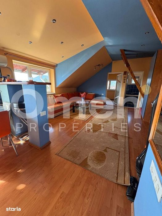 Apartament 2 camere mansardat – de închiriat, open-space, proprietate