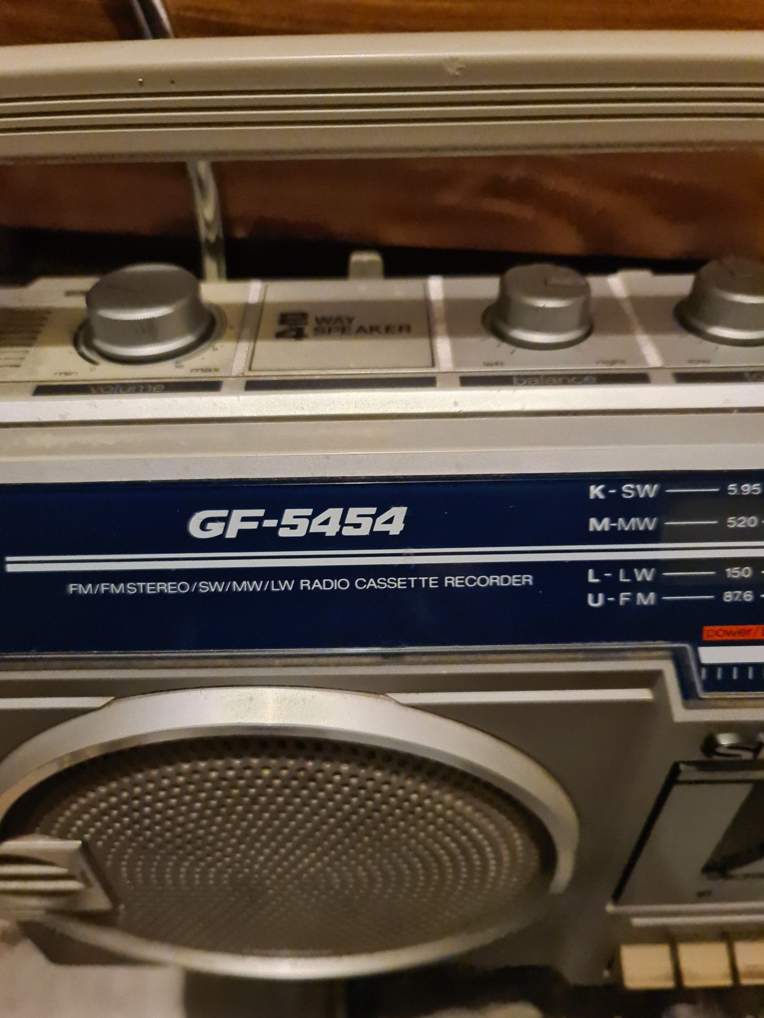 Касетофон  SHARP GF-5454