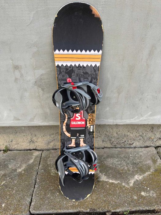 Placa snowboard Salomon Junior 125cm +legaturi Crazy Creek