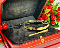 Золотой литой браслет модели Cartier