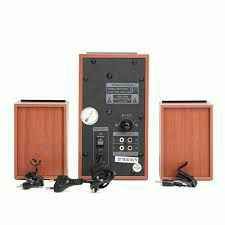 Boxe (sistem)2.1 HJ21D,36WRMS,sound boost cu subwoofer din lemn cireș