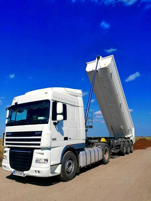 Daf xf 2014 euro 5 eev, 2 bene basculabile Wielton / Mega