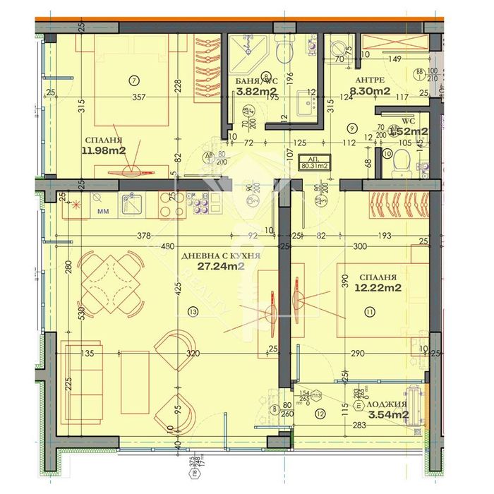 Продава се Тристаен апартамент в Пловдив, Каменица 2 - 98 кв.м за 1202 €/кв.м - Снимка #1