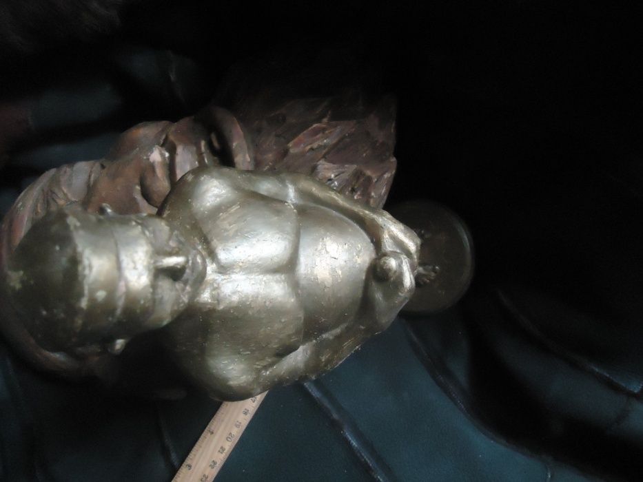 Статуэтка Юмористический Oskar размер 35 см + Подарок маска рельефная