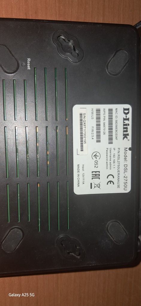 Модем adsl dlink DSL2850u с портом usb