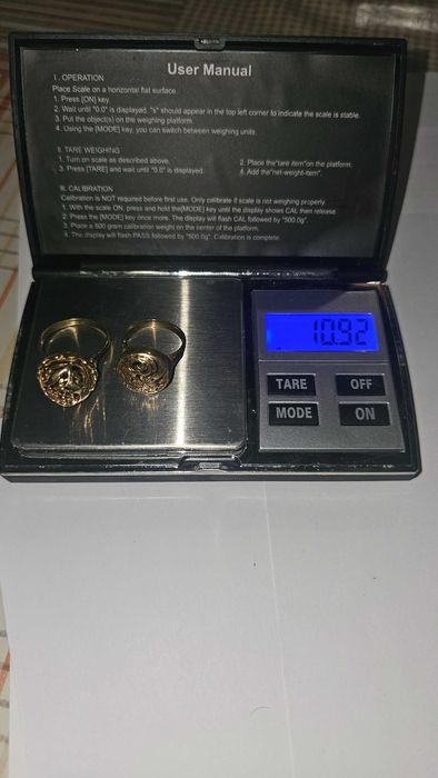 Злато 14 к пръстените са нови неса носени.