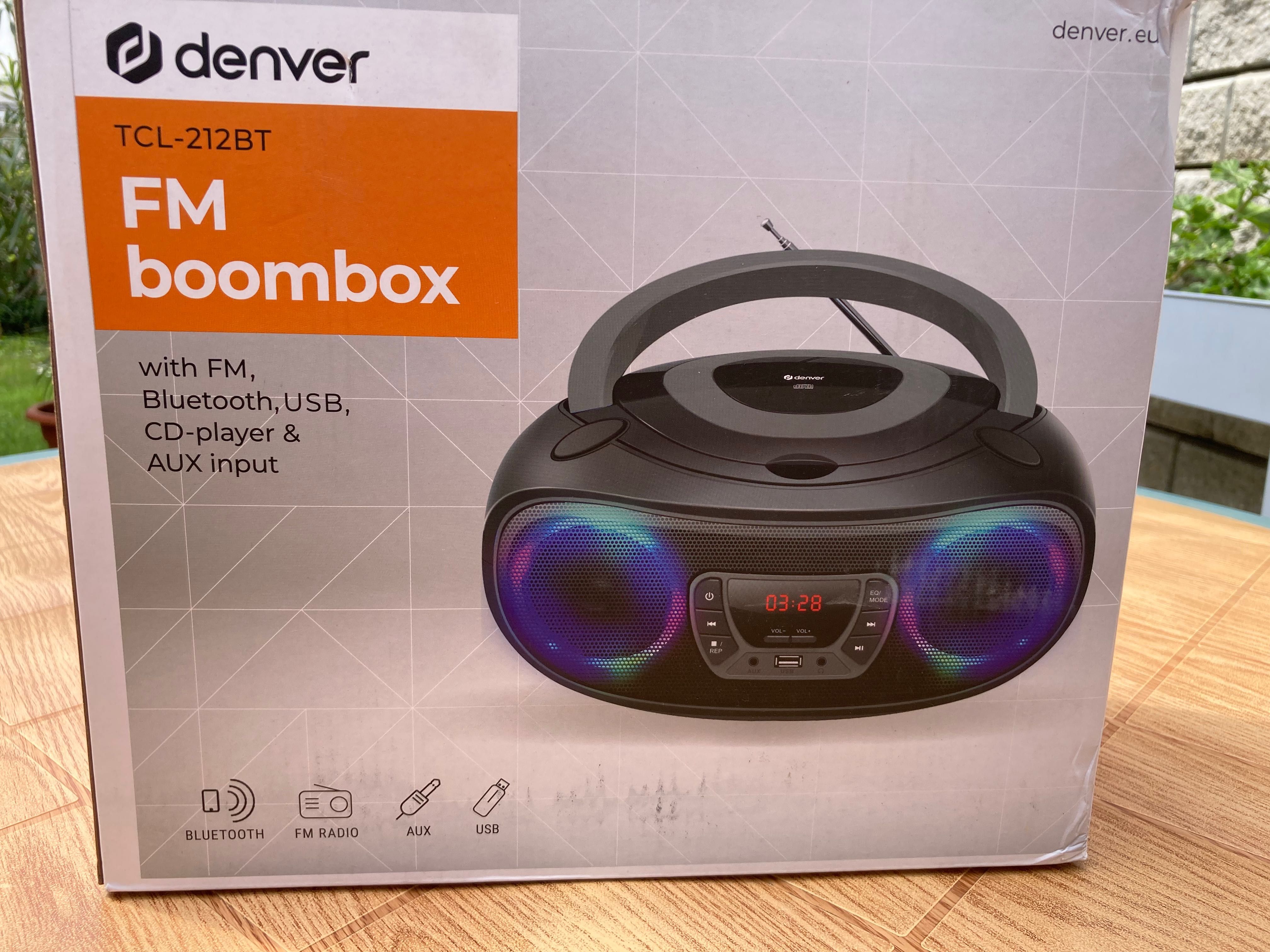 CD Boombox Denver - Bluetooth / Aux / USB