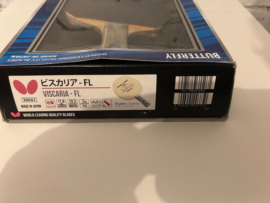 Butterfly Viscaria FL & Nittaku Fastarc G1