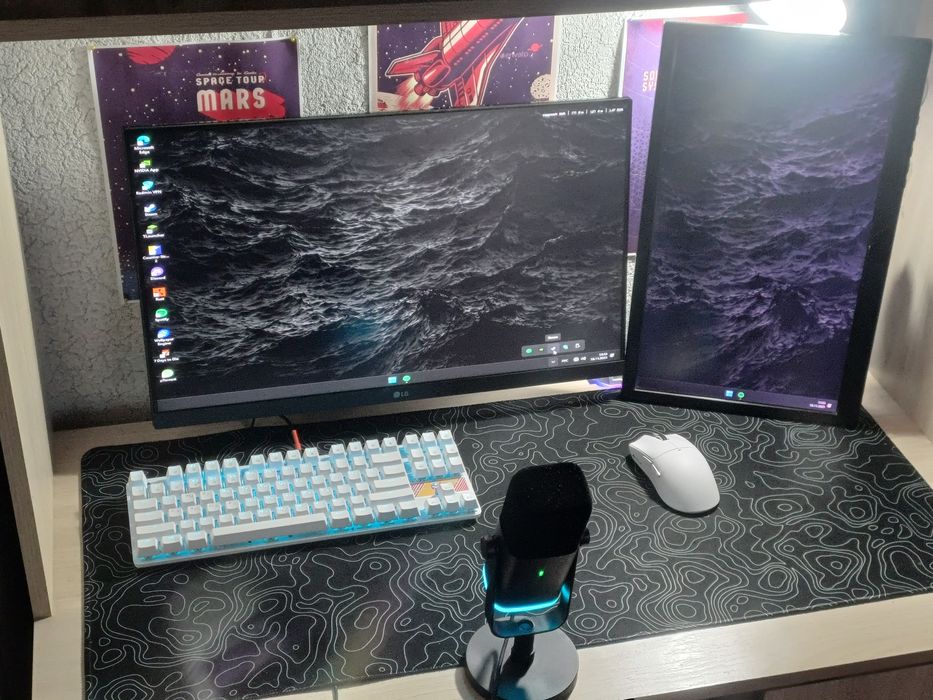 Игровой ПК RTX 4060 Ti i5 10400F 24GB озу 2 монитора