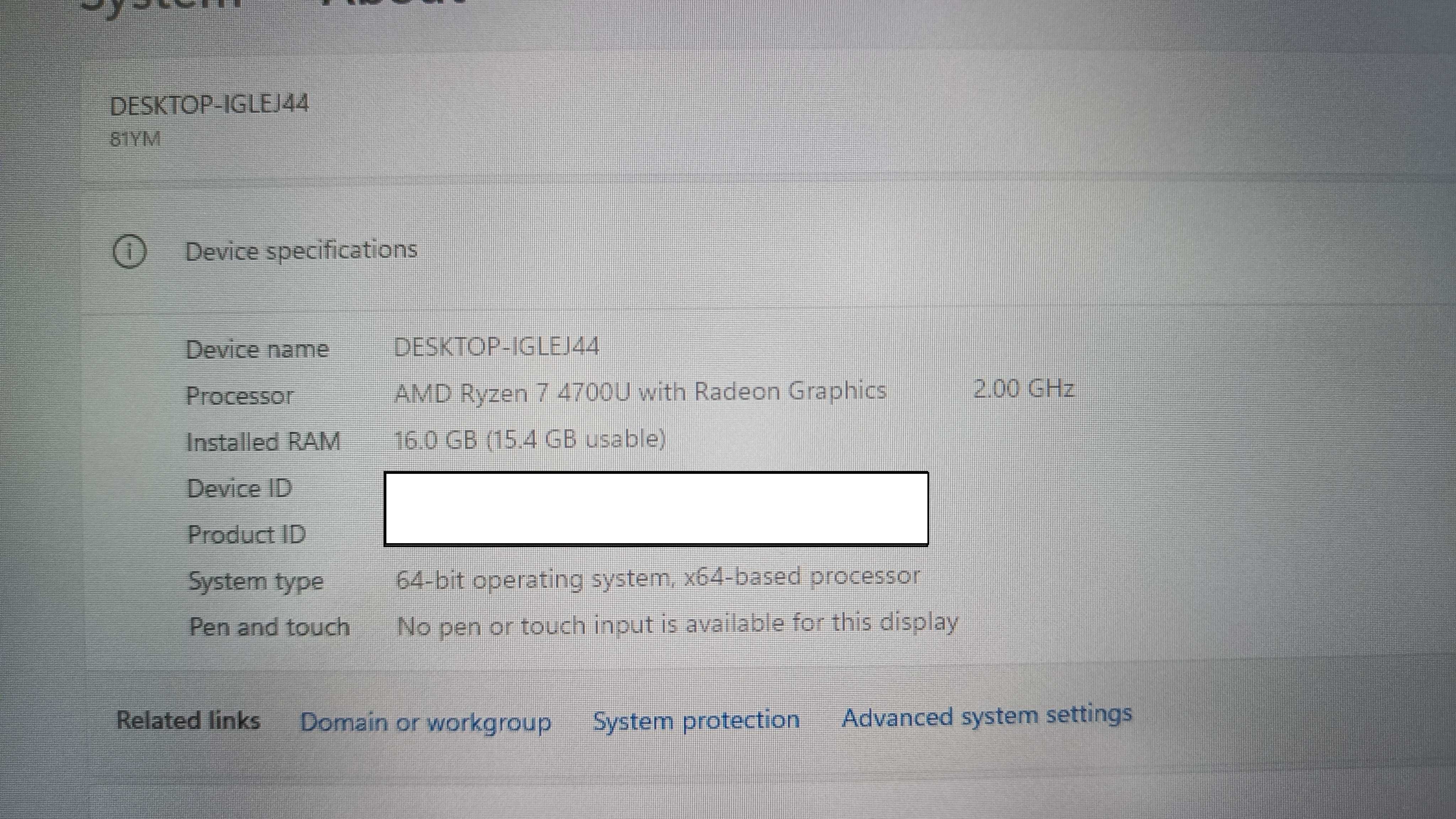 Лаптоп Lenovo - Laptop Леново