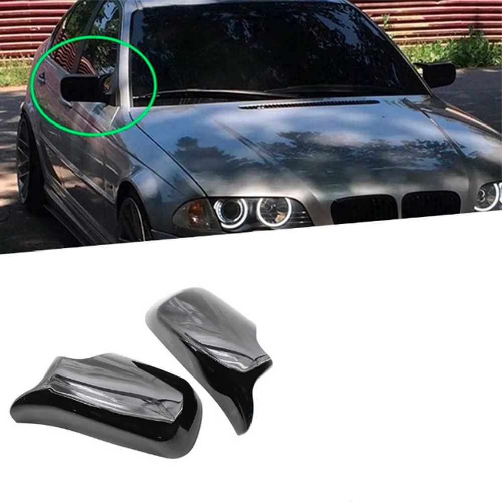 Комплект капаци за странични огледала за BMW E46 E39, 1998-2005 г.