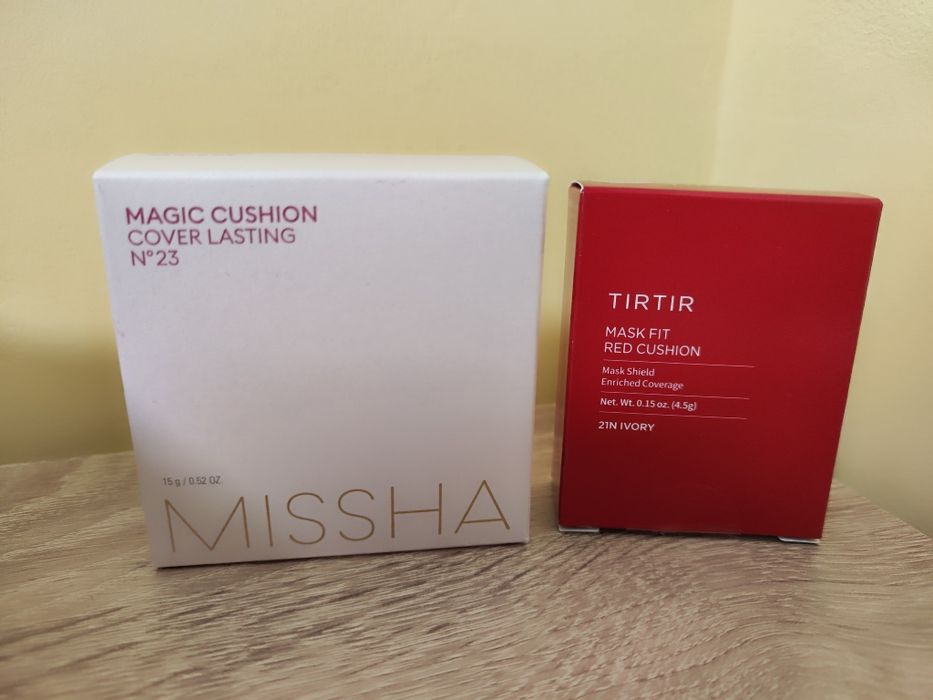 Фон дьо тен TIRTIR Mask Fit Red Cushion/кушон и Missha magic cushion