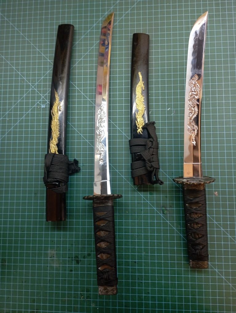 Модель японских ножей вакидзаси