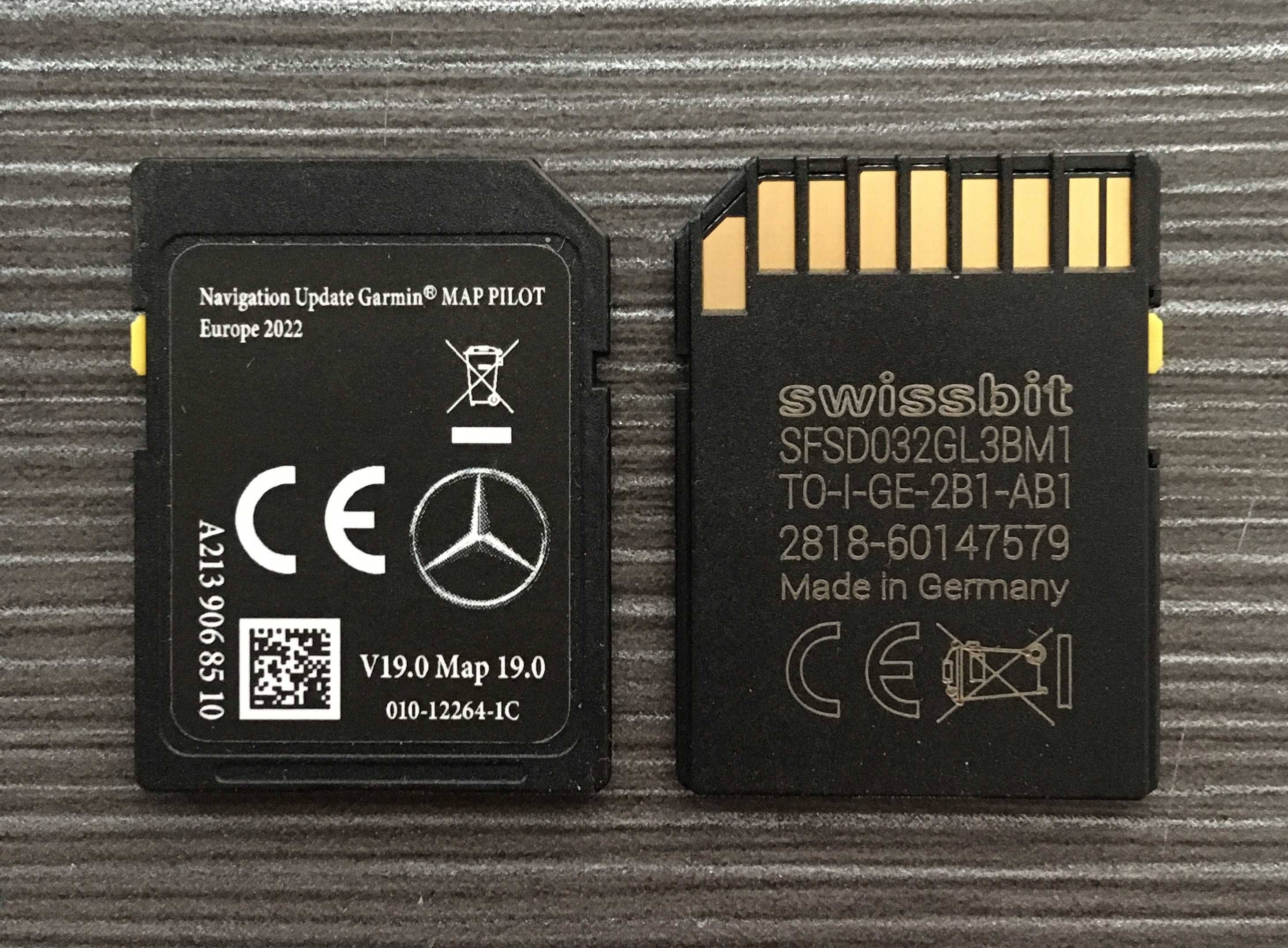 Mercedes Garmin Map Pilot Star1/2 V19 Sd Card 2023г Сд Карта Навигация