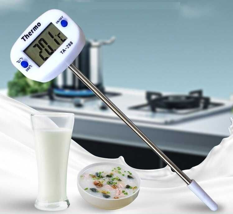 Цифровой, кулинарный термометр с щупом (14 и 4см)