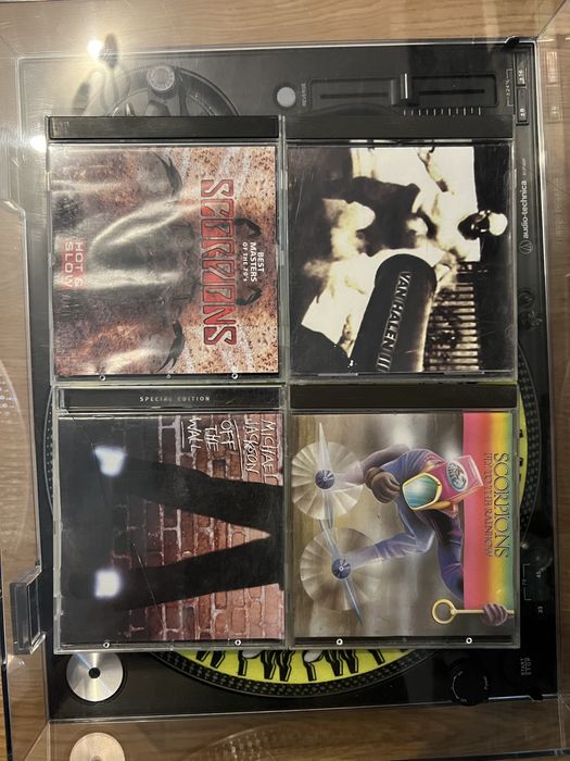 CD Scorpions, Michael Jackson, Van Halen