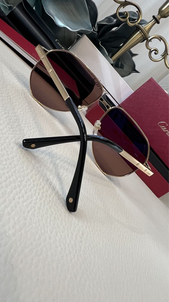 CARTIER CT0461S ochelari de soare noi gold