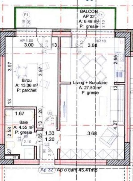 Apartament Tip Studio Bloc 5