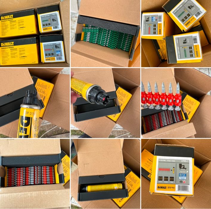 Cuie si gaz originale dewalt