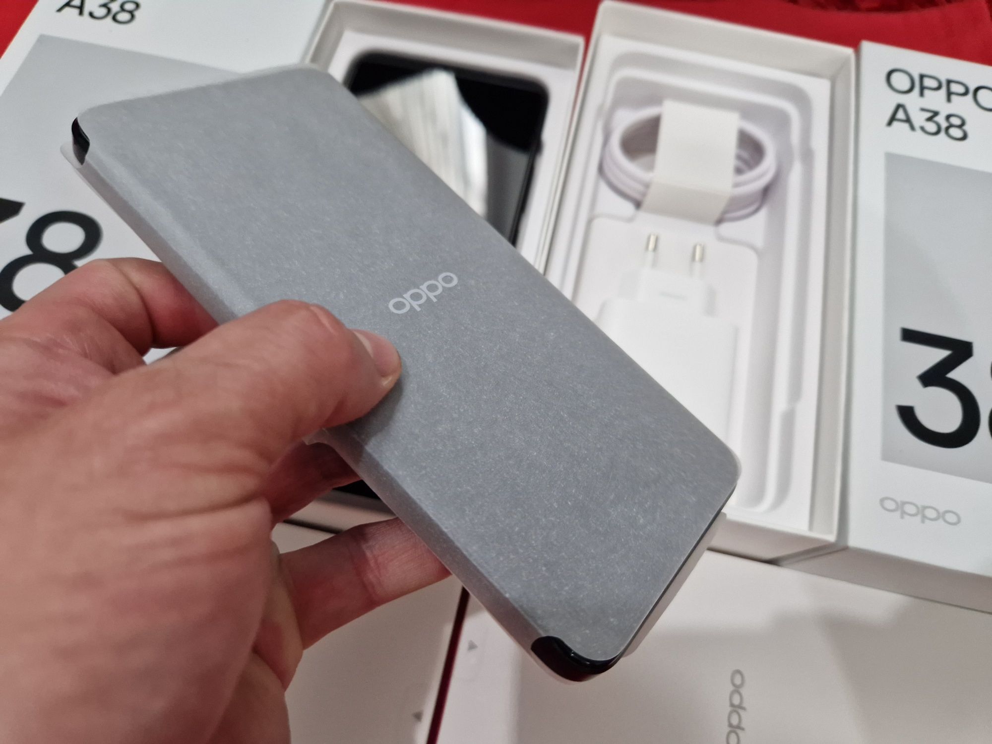 -Oppo A38, Nou,  Nefolosit, 128Gb, 4Ram, 0 cicluri incarcare, Sigilat,