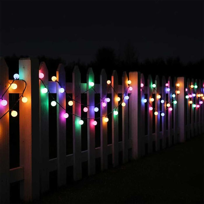 Instalatie Rola 100m 480 LED Bulb Multicolor Protectie Apa IP44