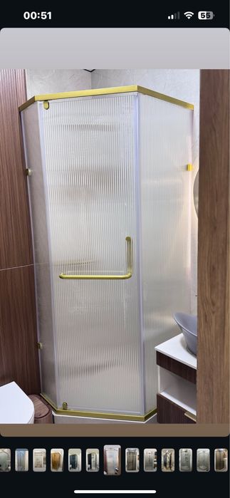 Душевые кабины Межкомнатные перегородки Лестничные перилы Зеркала