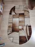 Covor oval 80 x 150 cm. Nou.