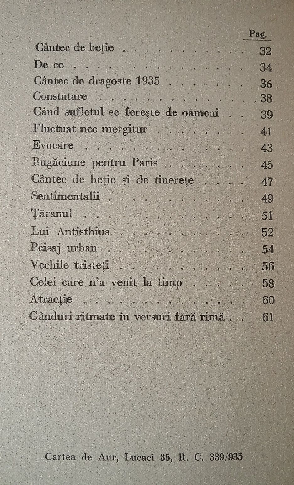 Jurnal liric (Em. Neuman, 1944, cu dedicație pentru N. Steinhardt)