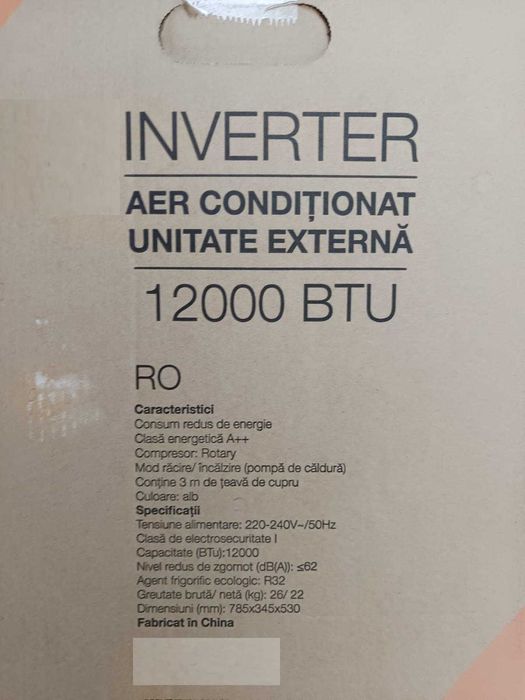 Aer conditionat VORTEX, 12000 BTU, nou, in cutie
