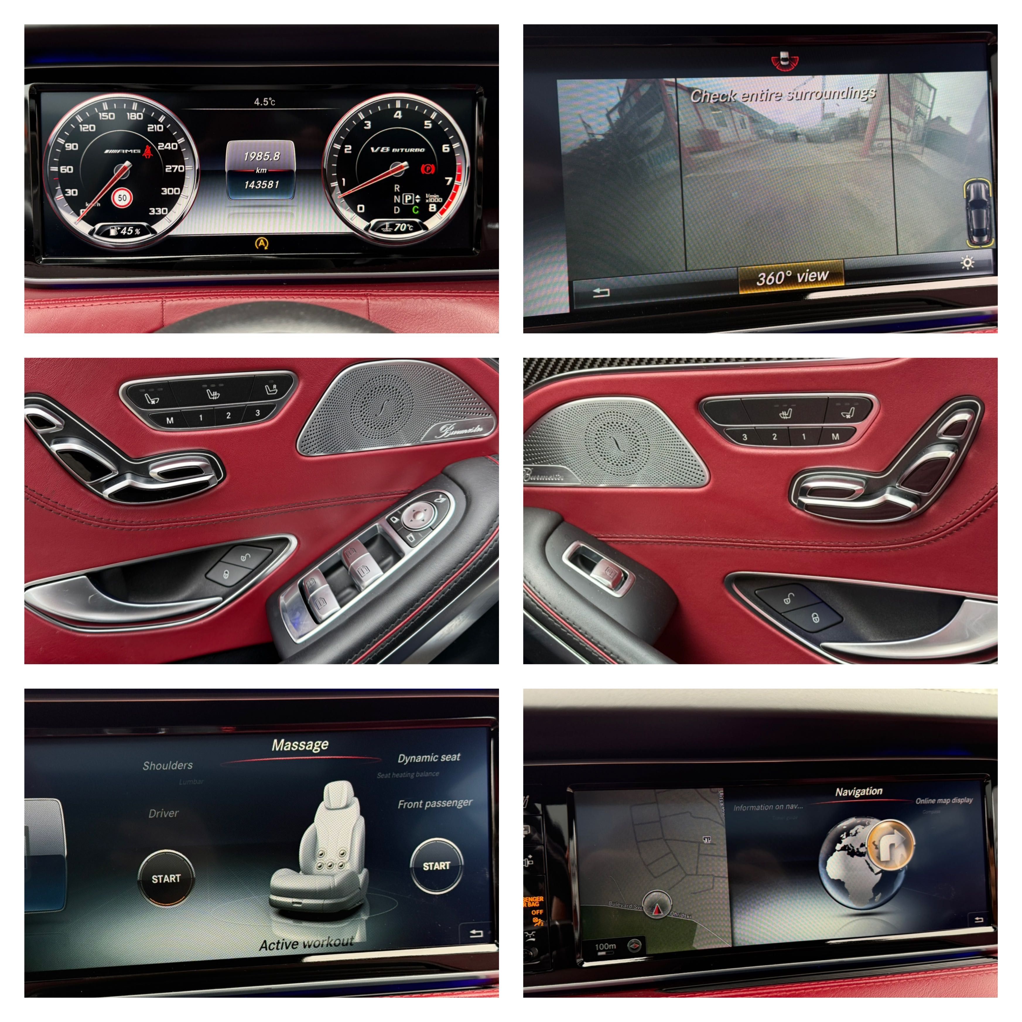 Mercedes-Benz S 63 AMG V8 (585 кс) 4MATIC/Swarovski LED/FACELIFT-pack