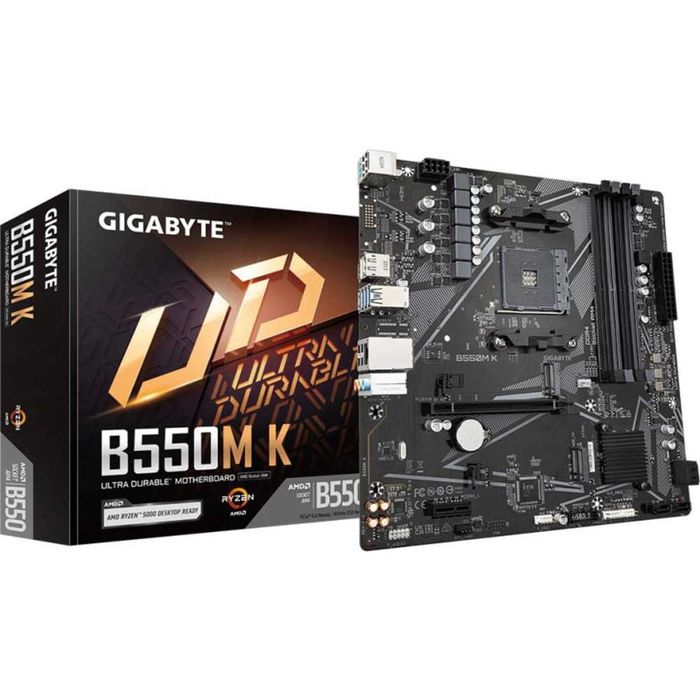 Placa de baza GIGABYTE B550M K , socket AM4