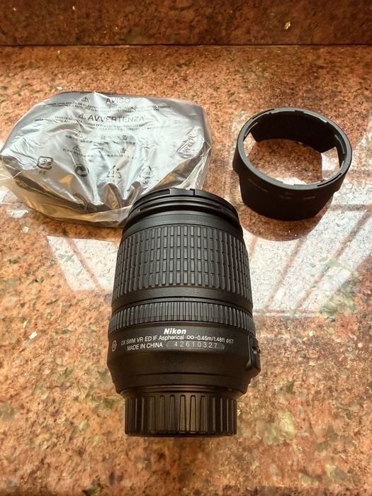 Обектив Nikon DX AS-F Nikkor 18-105mm 1:3.5-5.6G ED VR